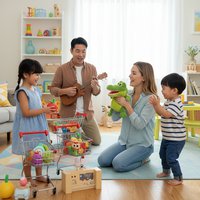 《美国幼儿园启蒙英语早教课》 把美国幼儿园，搬到你家里