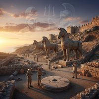 《36.寻找特洛依战争》是英国BBC电视台于1985年推出的史地类纪录片，由历史学家迈克尔·伍德主持并解说，比尔·莱昂斯执导