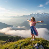 《阿尔卑斯山的少女》 你的“精神内耗”，海蒂早就治好了。