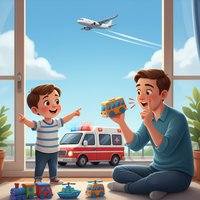 《快乐启蒙英语交通工具》 嘀嘀！你的双语小司机已上线！