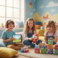 《火火兔学前英语.适合3-8岁》 别再“教”英语了，让孩子“玩”出来！