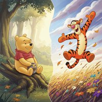 《小熊维尼与跳跳虎》 每个人的心中，都住着一只维尼和跳跳虎