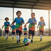 《儿童足球FootyPups》 好的，交给我。作为顶级文案大师与视觉创意总监，我将为你呈现一份兼具传播力与视觉感的品牌文案。